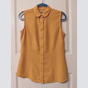 Anne Klein Women's Sleeveless Button Front Blouse